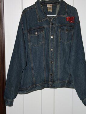 Men's Denim Jacket, M&M's Size 2XL